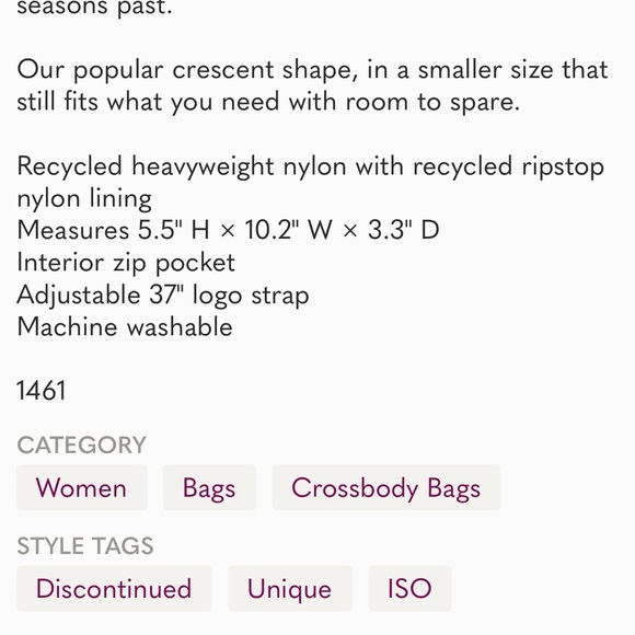 Baggu small dead stock orange poppy mix Women's Bag in EUC, need to rotate! - Picture 4 of 4